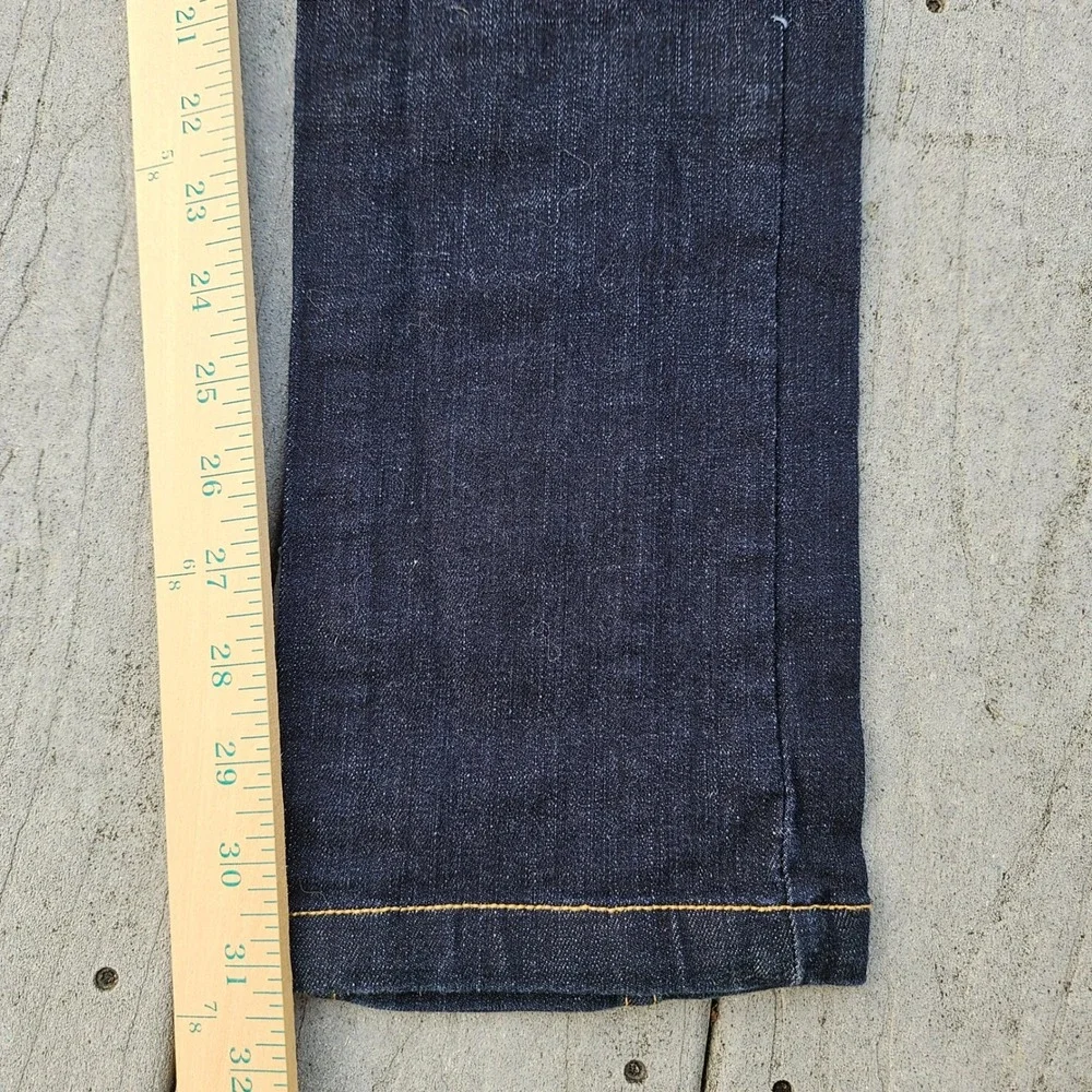 Rufskin Matchstick Slim-Fit Straight Indigo Button Fly Jeans Mens Size 30 USA
